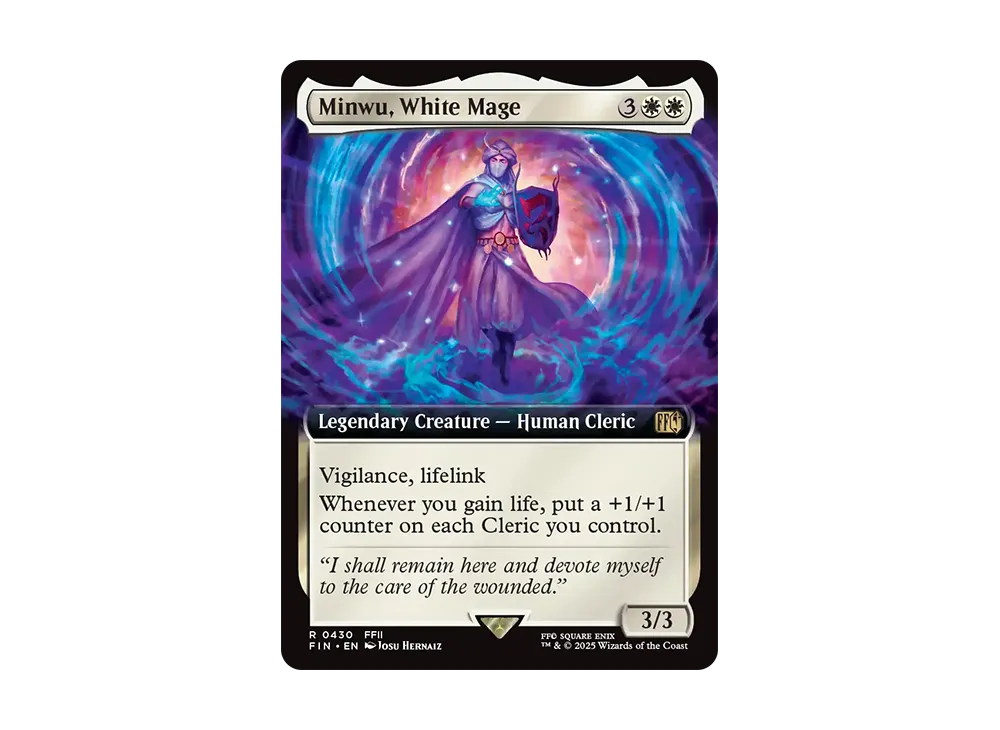 白魔導師、ミンウ R :Foil [FIN 0430]【英語版】(ファイナルファンタジー)