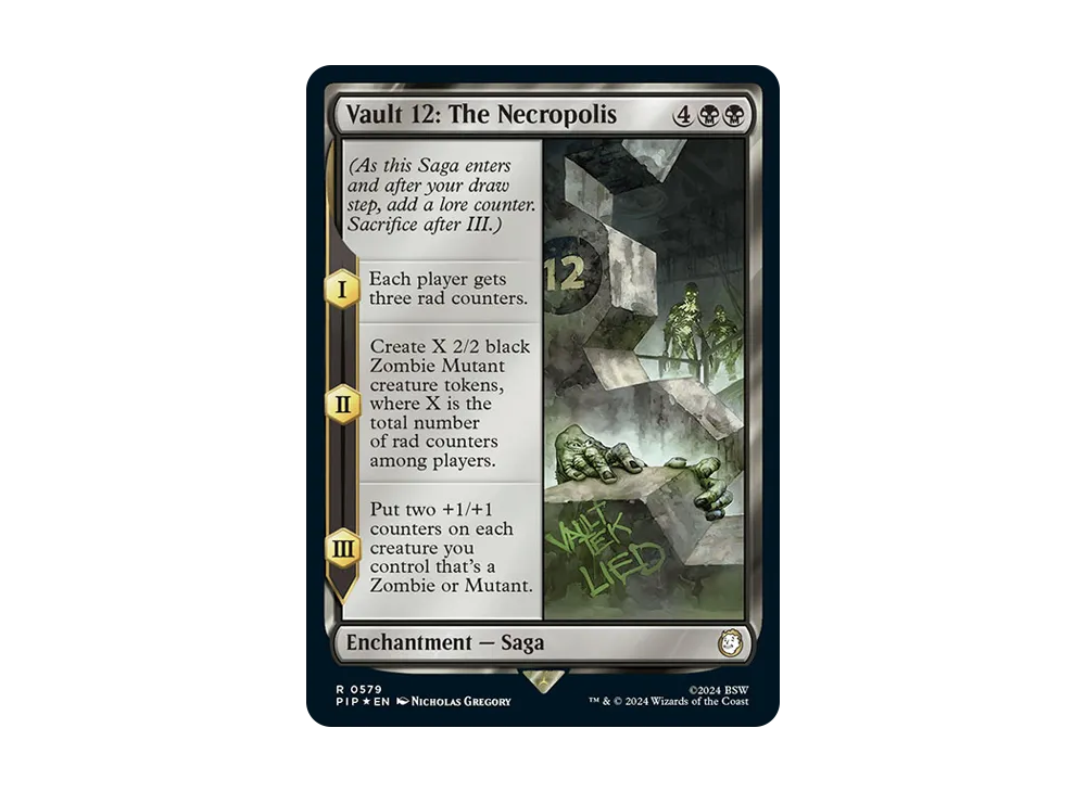 Vault 12:ネクロポリス R :Foil [PIP 0579]【英語版】(フォールアウト)