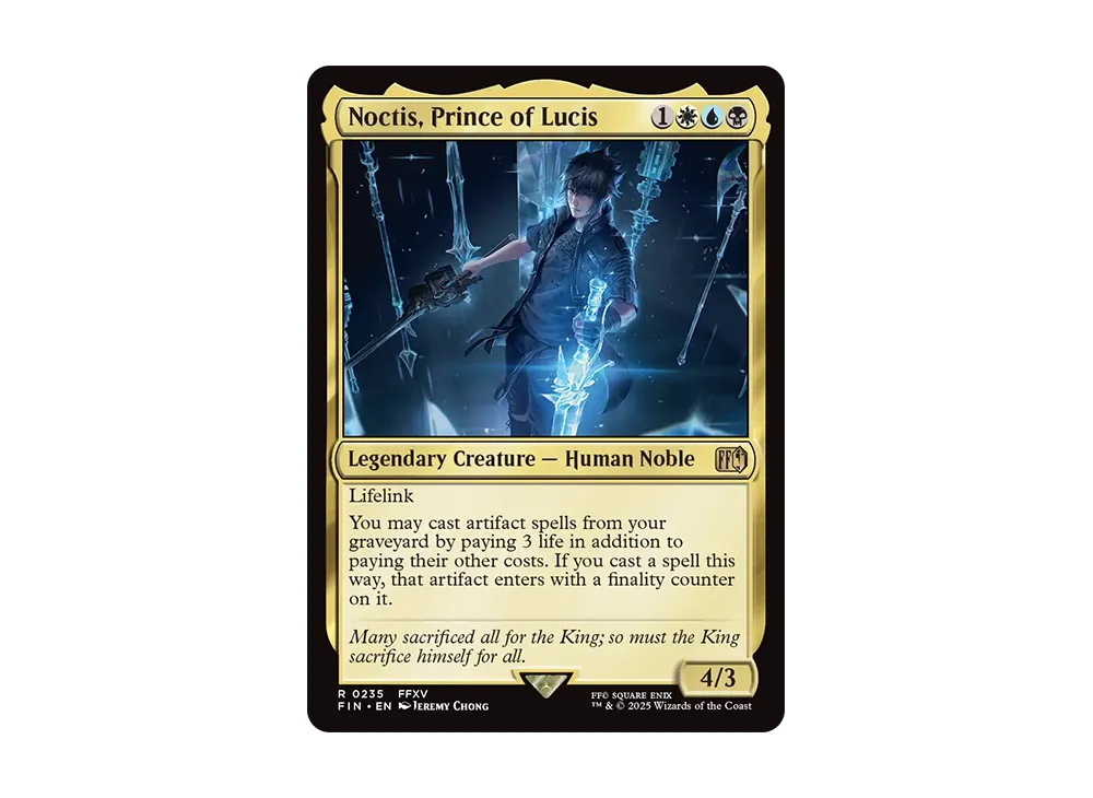ルシスの王子、ノクティス R :Foil [FIN 0235]【英語版】(ファイナルファンタジー)