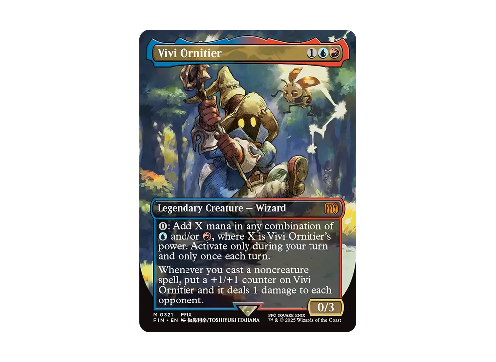 迷える黒魔道士、ビビ 【M】【0321】【foil】 FOIL)迷える黒魔道士、ビビ/Vivi Ornitier《日本語》【FIN】