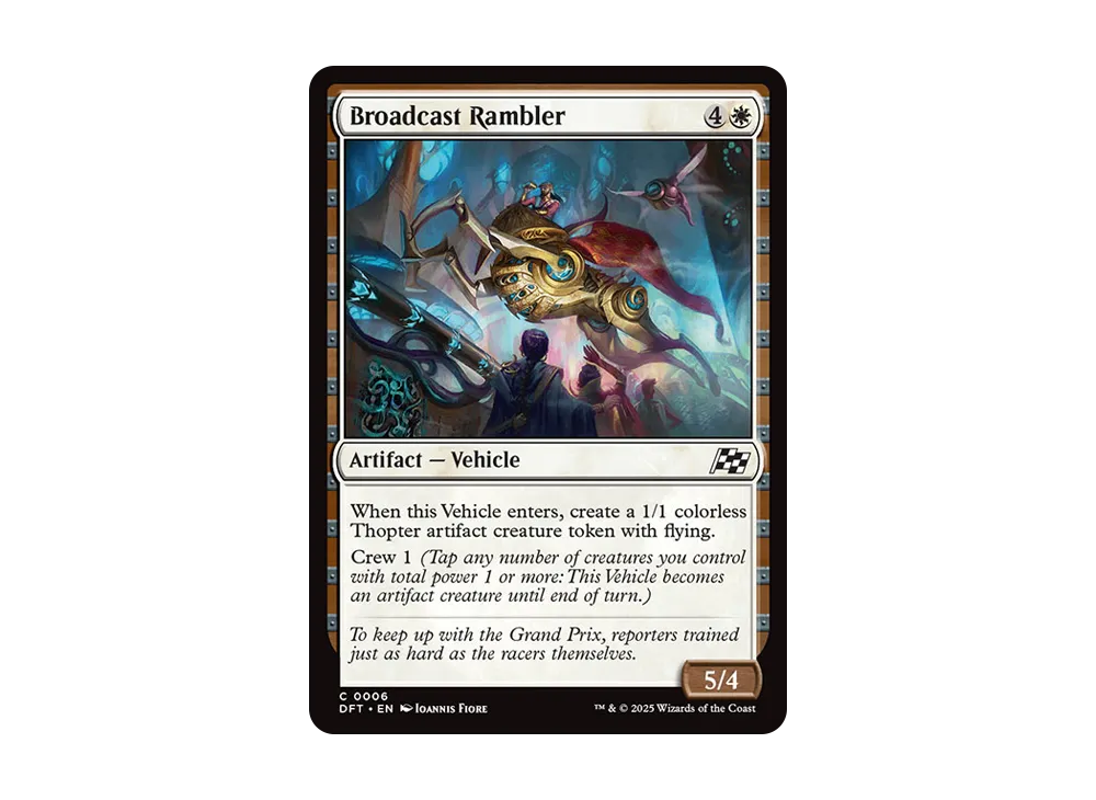 移動放送機 C :Foil [DFT 0006]【英語版】(霊気走破)