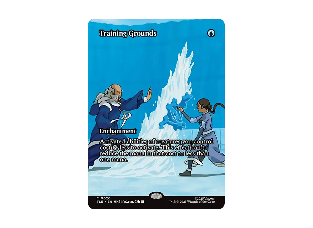 訓練場 M :Foil :ボーダーレス版 [TLE 0020]【英語版】(アバター 伝説の少年アン)