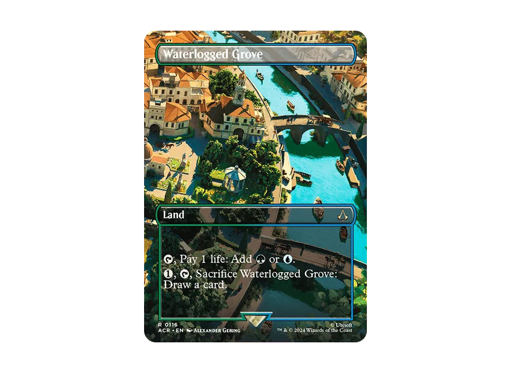 Waterlogged Grove R :Foil :ボーダーレス版 [ACR 0116]【英語版】(アサシンクリード)