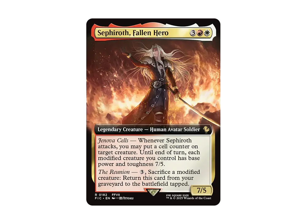 MTG FF 墜ちた英雄、セフィロス 拡張Foil 日本語版 ミントモール / MINT GAMES MTG(東日本橋) / 【FIC】【JPN