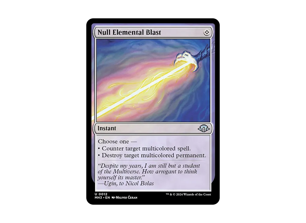 Null Elemental Blast U :Foil [MH3 0012] [EN](Modern Horizons 3) | SNKRDUNK