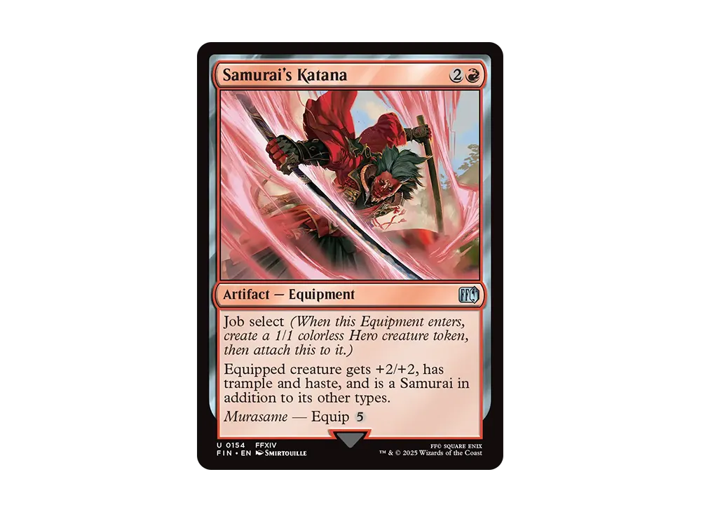 Samurai's Katana U :Foil [FIN 0154] [EN](FINAL FANTASY) | SNKRDUNK