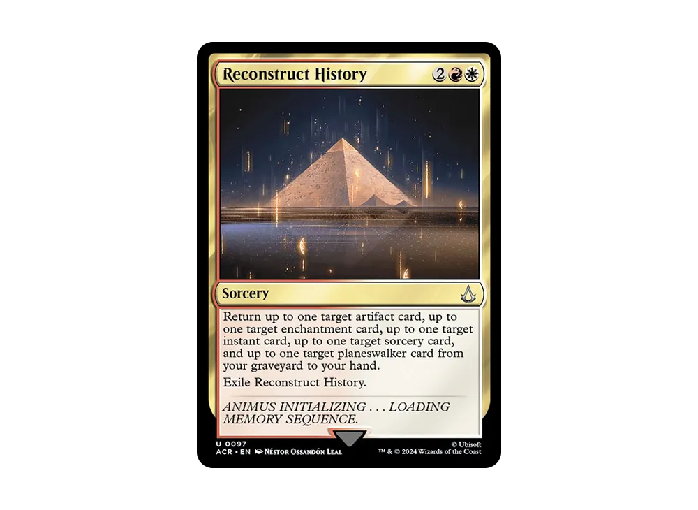 Reconstruct History U :Foil [ACR 0097]【英語版】(アサシンクリード)
