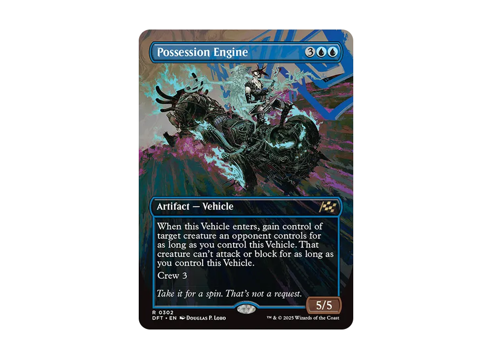 悪魔憑きエンジン R :Foil :ボーダーレス版 [DFT 0302]【英語版】(霊気
