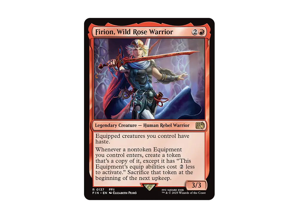 のばらの義士、フリオニール R :Foil [FIN 0137]【英語版】(ファイナルファンタジー)