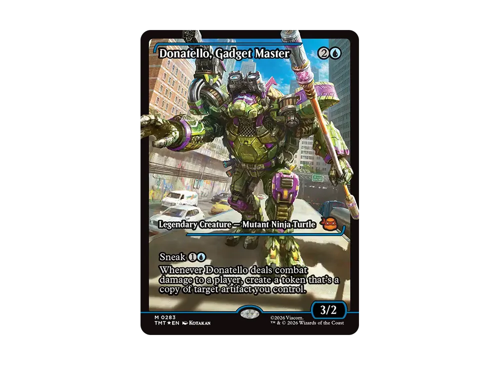 MTG タートルズ ガジェットマスター ドナテロ フラクチャーFoil 英語版 ガジェットマスター、ドナテロ M :フォイル [TMT 0283]【英語版