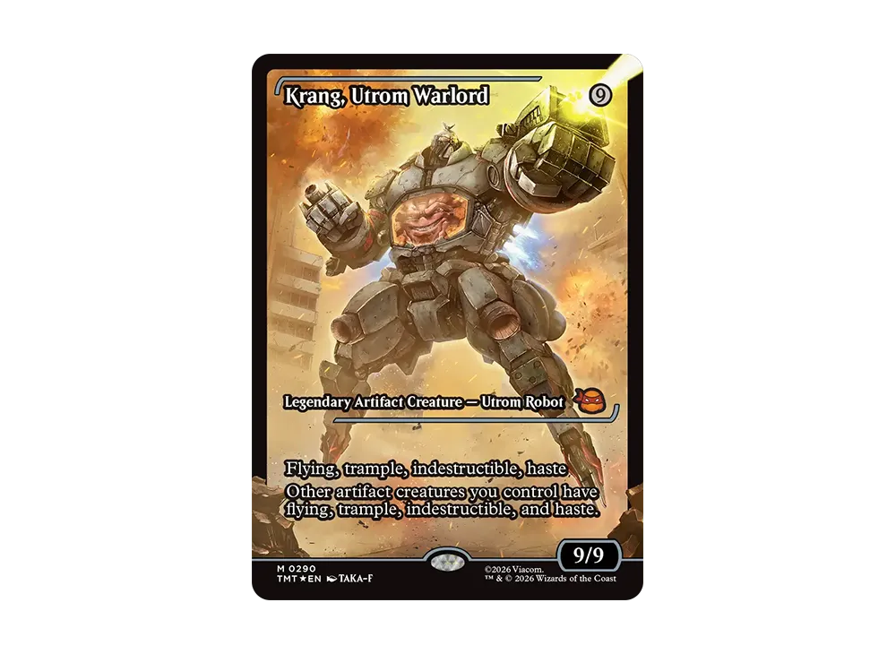 ユートロムの武人、クランゲ M :フォイル [TMT 0290]【英語版】(コレクター・ブースター「ミュータント タートルズ」)