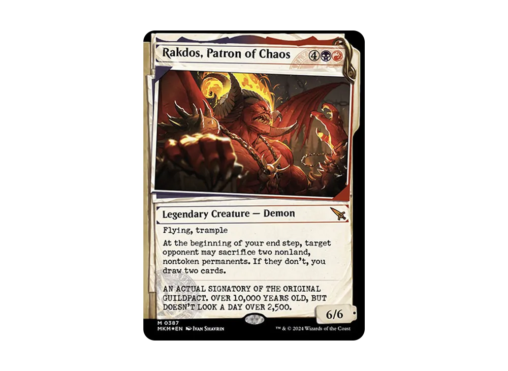 混沌の守護者、ラクドス M [MKM 0387]【英語版】(カルロフ邸殺人事件)