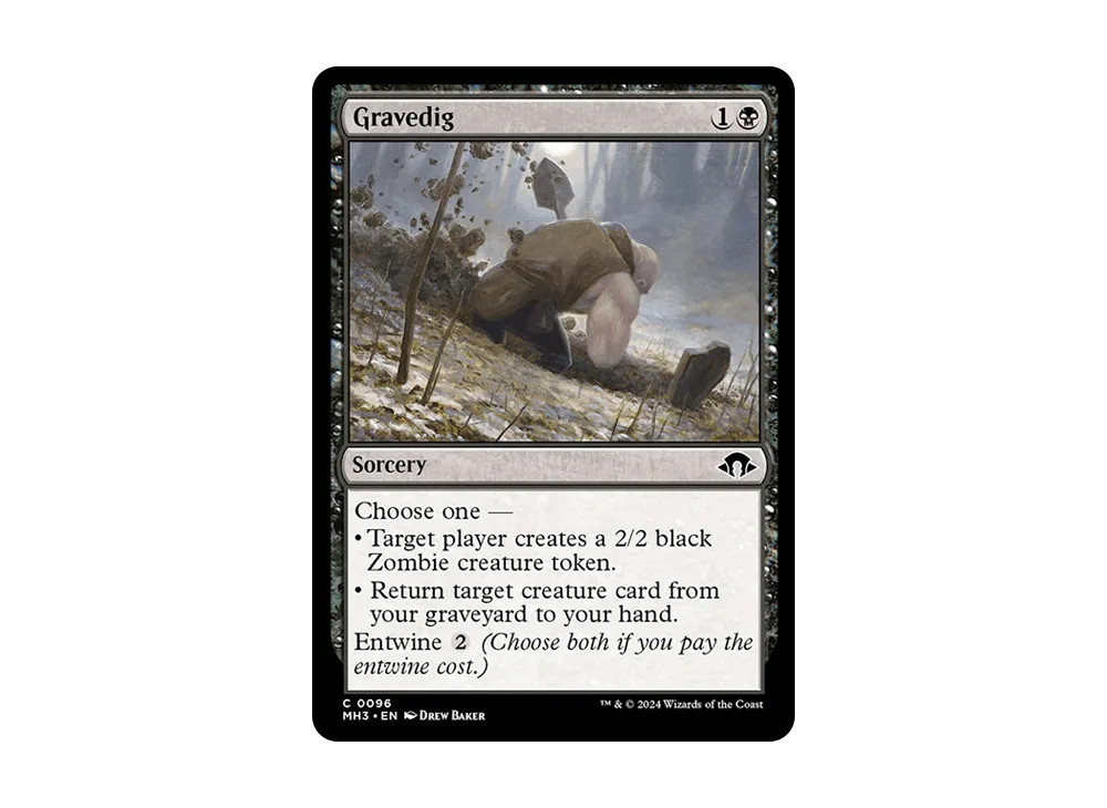 Gravedig C :Foil [MH3 0096]【英語版】(モダンホライゾン 3)