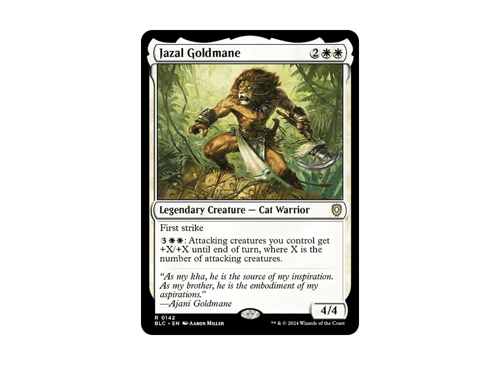 黄金のたてがみのジャザル R [BLC 0142]【英語版】(ブルームバロウ)