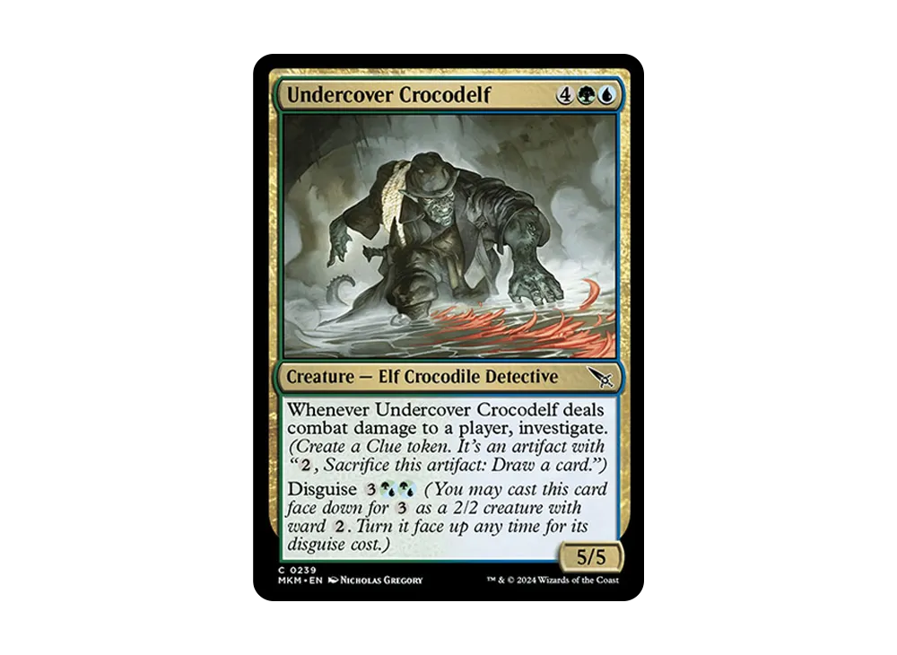 密偵ワニエルフ C :Foil [MKM 0239]【英語版】(カルロフ邸殺人事件)