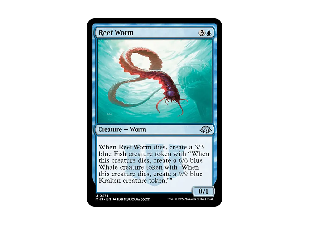 Reef Worm U :Foil [MH3 0271]【英語版】(モダンホライゾン 3)