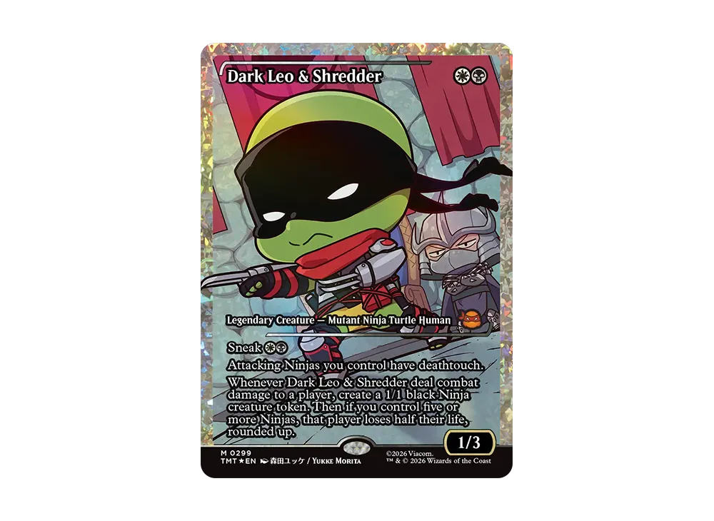 Dark Leo & Shredder M :Foil [TMT 0299][EN](Collector Booster "Teenage  Mutant Ninja Turtles") | SNKRDUNK