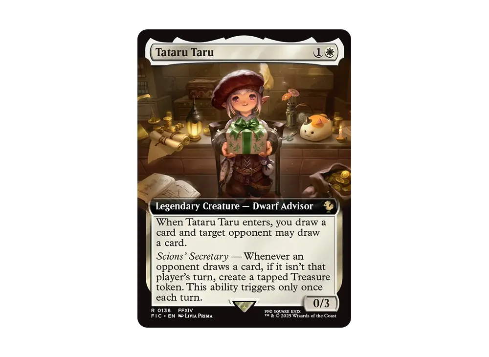tataru mtg card Magic The Gathering - Universes Beyond - Final Fantasy Card // Card Rarity Tataru Taru