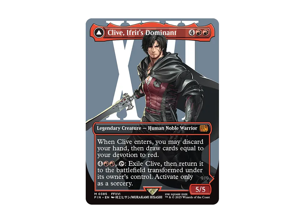 ifrit mtg final fantasy Ultra Pro draw a card. Clive Ifrit's Dominant / Ifrit