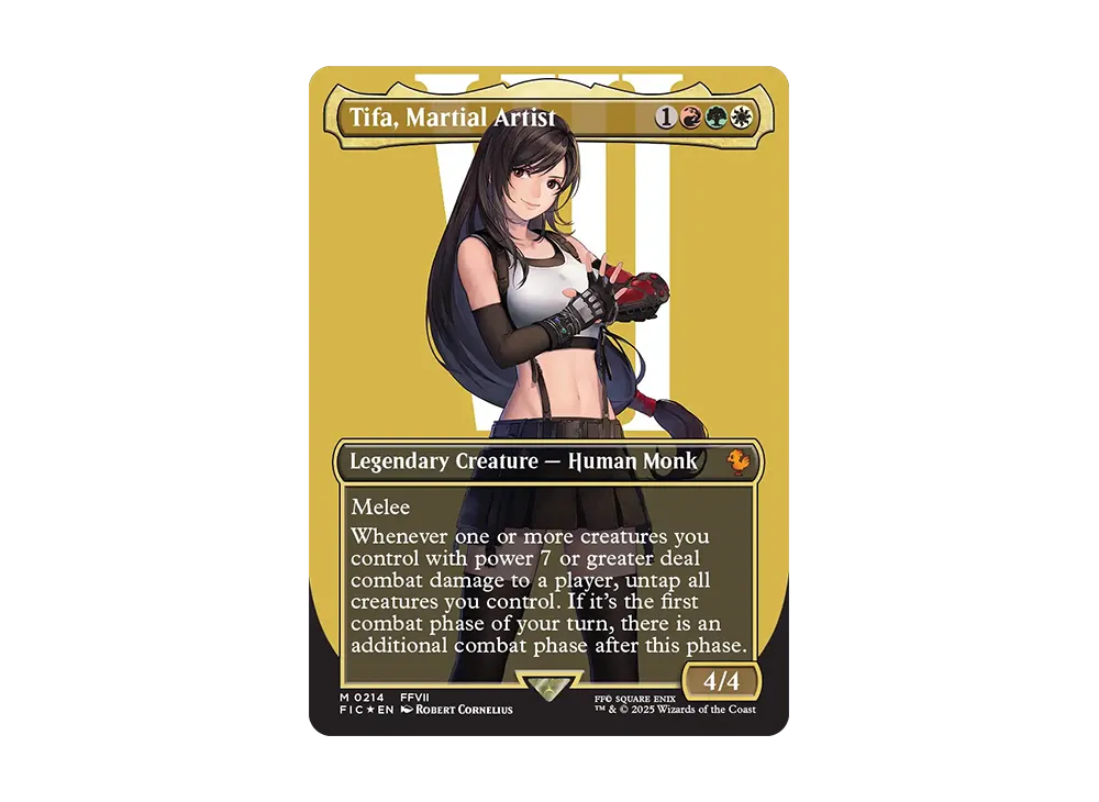 格闘家、ティファ M :サージ Foil :ボーダーレス版 [FIC 0214