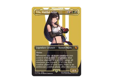 MTG FF 格闘家、ティファ foil サージ サージ・Foil】(214)□ボーダー MTG FF 格闘家、ティファ foil サージ サージ・Foil】(214)□ボーダー