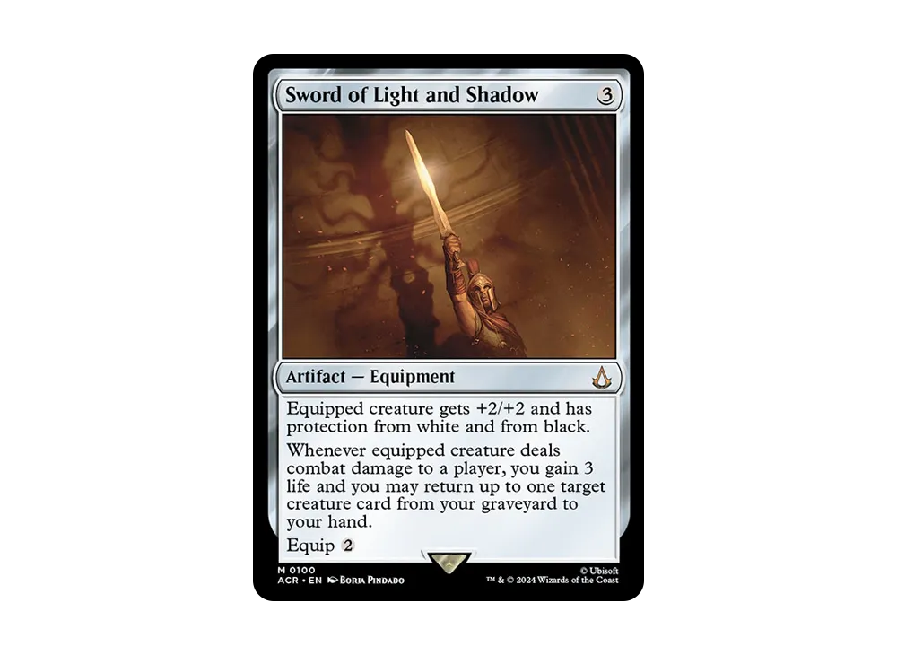 Sword of Light and Shadow M :Foil [ACR 0100]【英語版】(アサシンクリード)