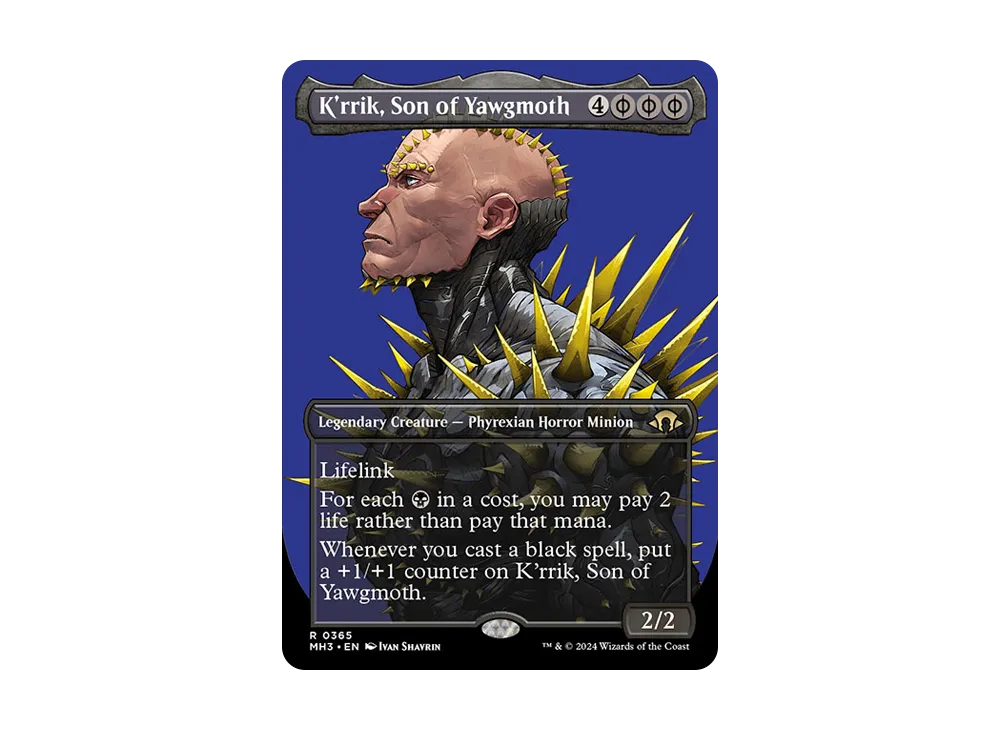 K'rrik Son of Yawgmoth R :Foil :ボーダーレス版 [MH3 0365]【英語版】(モダンホライゾン 3)
