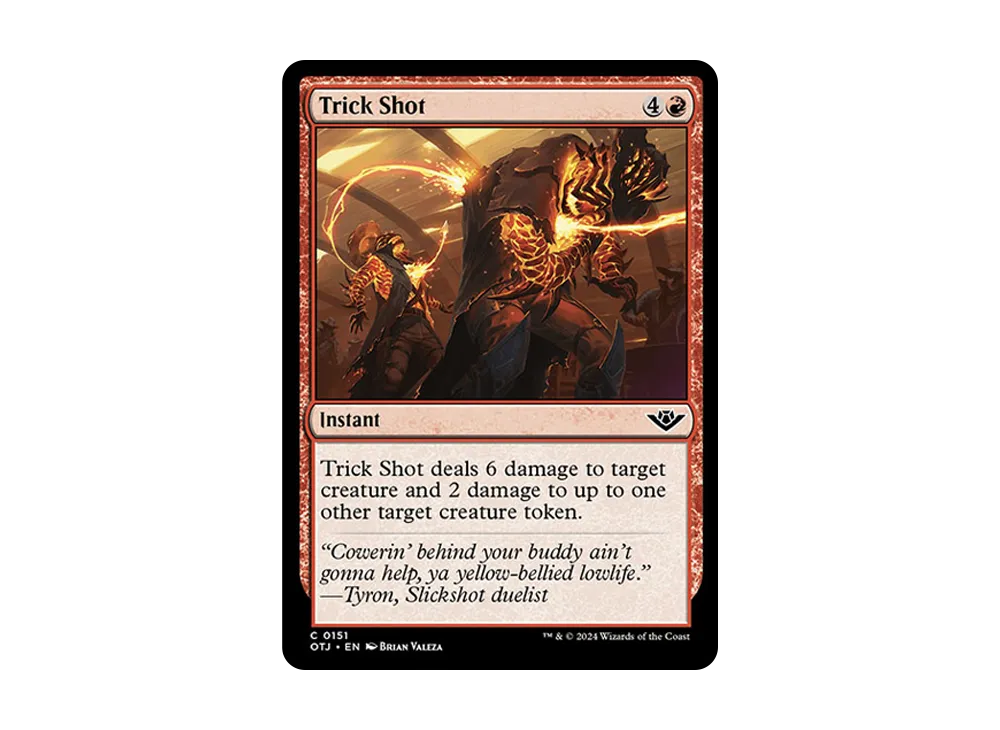 曲撃ち C :Foil [OTJ 0151]【英語版】(サンダー・ジャンクションの無法者)