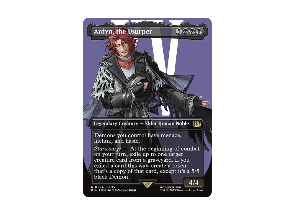 簒奪者、アーデン R :Foil :ボーダーレス版 [FIN 0524]【英語版】(ファイナルファンタジー)