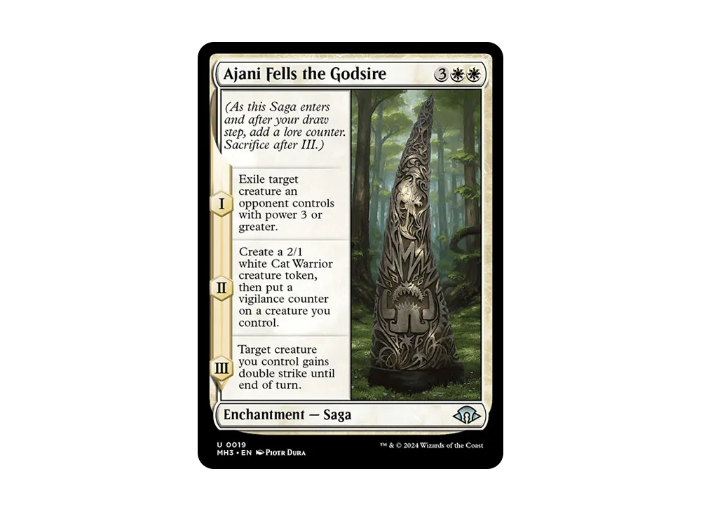 Ajani Fells the Godsire U :Foil [MH3 0019]【英語版】(モダンホライゾン 3)