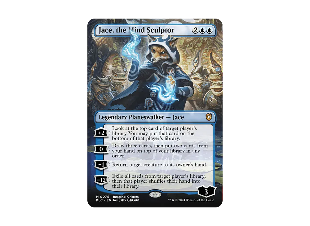 精神を刻む者、ジェイス M :Foil :ボーダーレス版 [BLC 0075