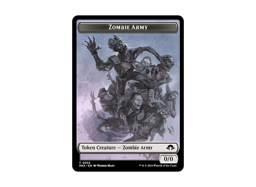 Zombie Army Token T :Foil [MH3 0022]【英語版】(モダンホライゾン 3)
