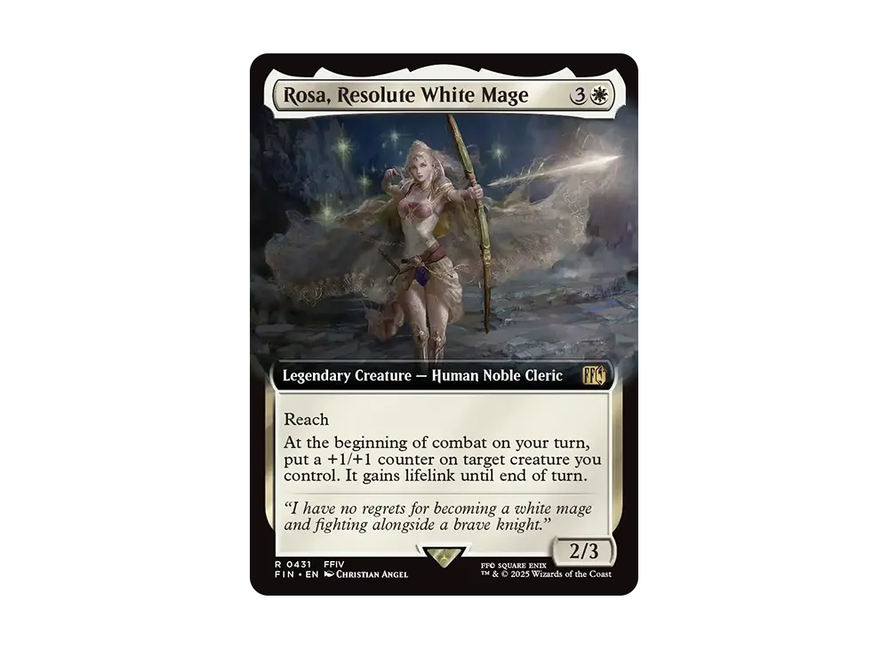強き愛の白魔道士、ローザ R :Foil [FIN 0431]【英語版】(ファイナルファンタジー)