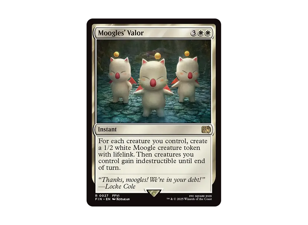 モーグリたちの奮闘 R :Foil [FIN 0027]【英語版】(ファイナルファンタジー)
