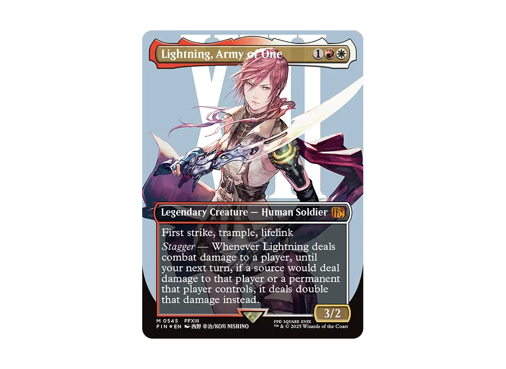 シーンドライブ、ライトニング ボーダーレス foil 英語 （MTG