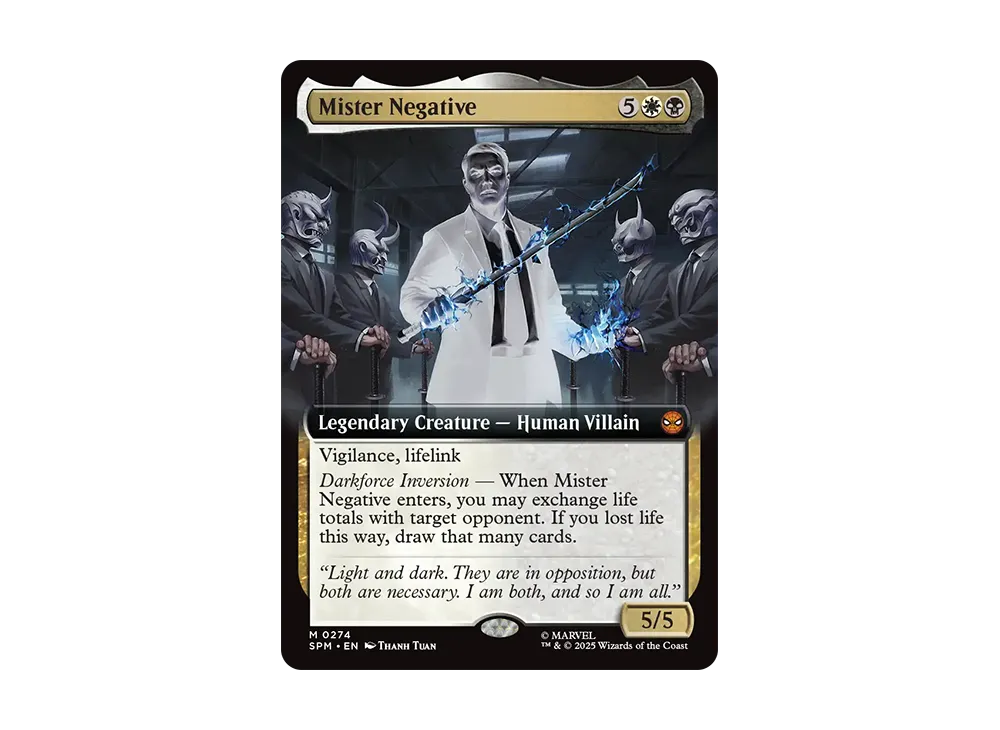 mr negative mtg card Herald of Anguish (Retro) [The Brothers' War Commander]