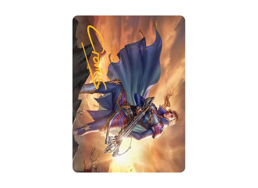 edgar final fantasy mtg Edgar, Master Machinist - Art Series 27/53 - Final Fantasy MTG - Art Card