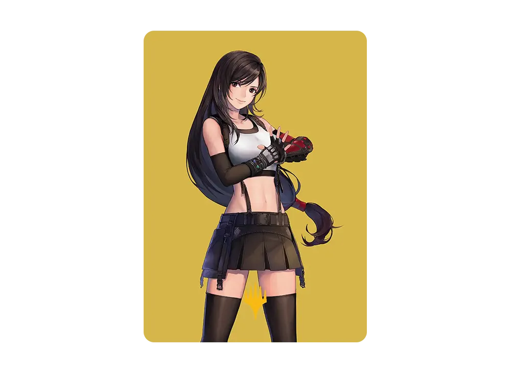 tifa martial artist mtg card Custom Proxy not actual card. Tifa, Martial Artist | MTG
