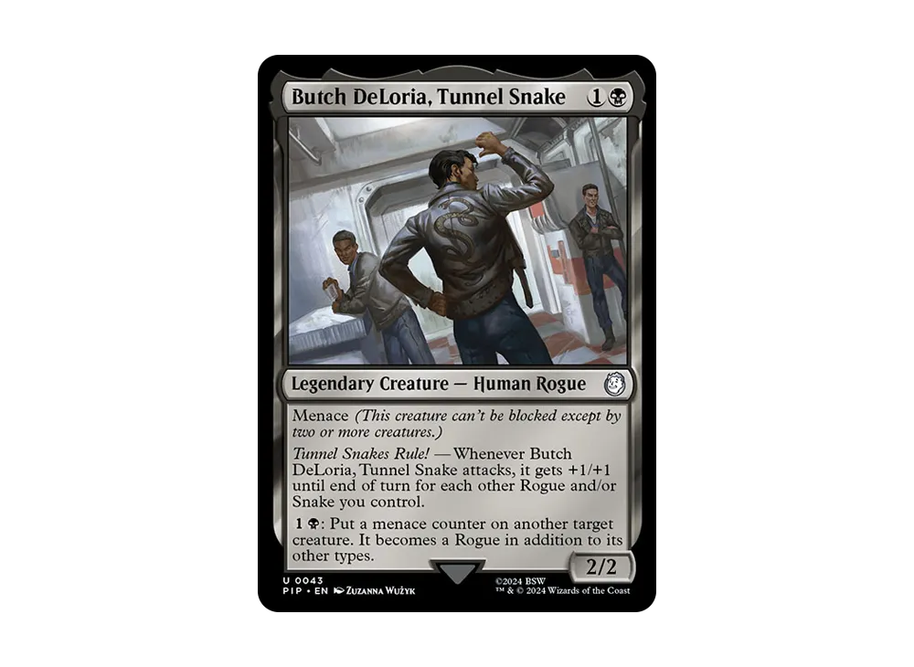 トンネルスネーク、ブッチ・デロリア U :Foil [PIP 0043]【英語版】(フォールアウト)