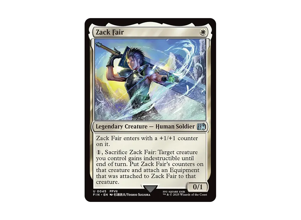 ザックス・フェア U :Foil [FIN 0045]【英語版】(ファイナル