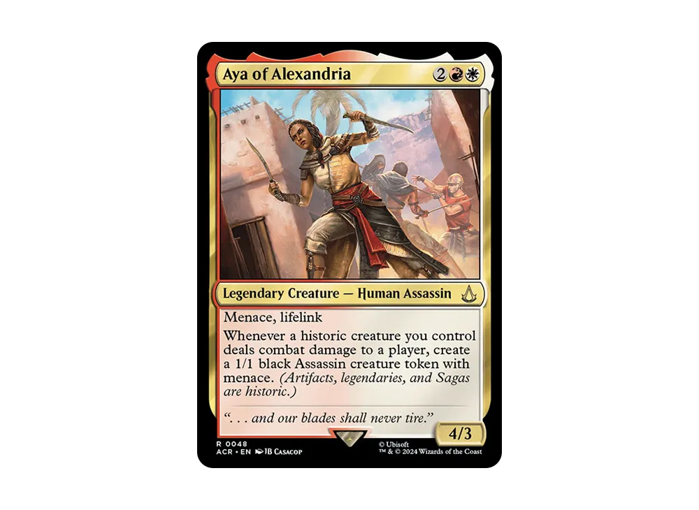 Aya of Alexandria R :Foil [ACR 0048]【英語版】(アサシンクリード)