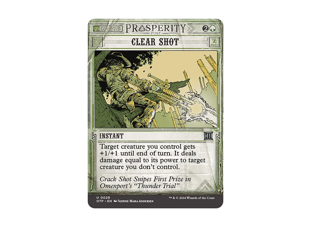 直接射撃 U :Foil [OTP 0028]【英語版】(サンダー・ジャンクションの無法者)