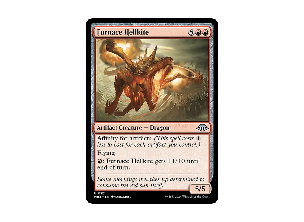 Furnace Hellkite U :Foil [MH3 0121]【英語版】(モダンホライゾン 3)