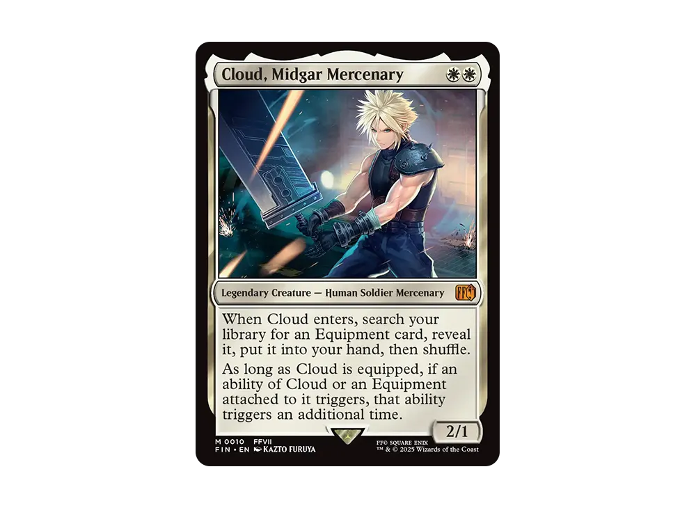 ミッドガルの傭兵、クラウド M :Foil [FIN 0010]【英語版