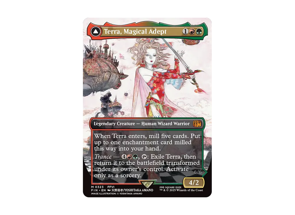 MTG FF 魔導戦士、ティナ / 幻獣の血を引く少女、ティナ 神話 M0323 MTG FF 魔導戦士、ティナ / 幻獣の血を引く少女、ティナ 神話