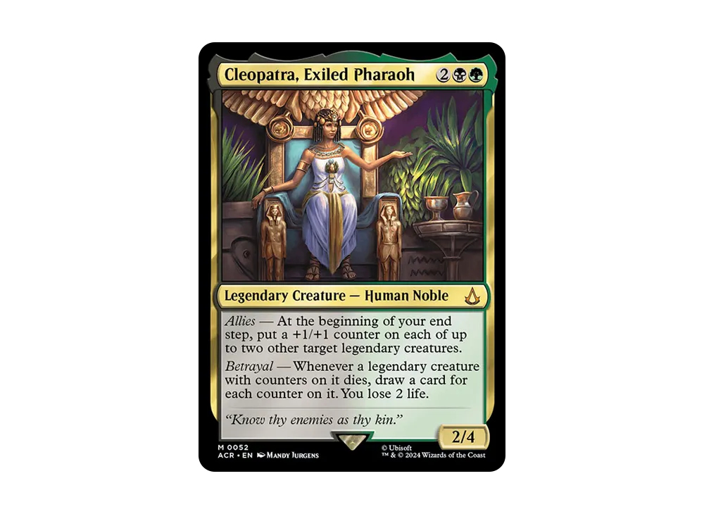 Cleopatra Exiled Pharaoh M :Foil [ACR 0052]【英語版】(アサシンクリード)