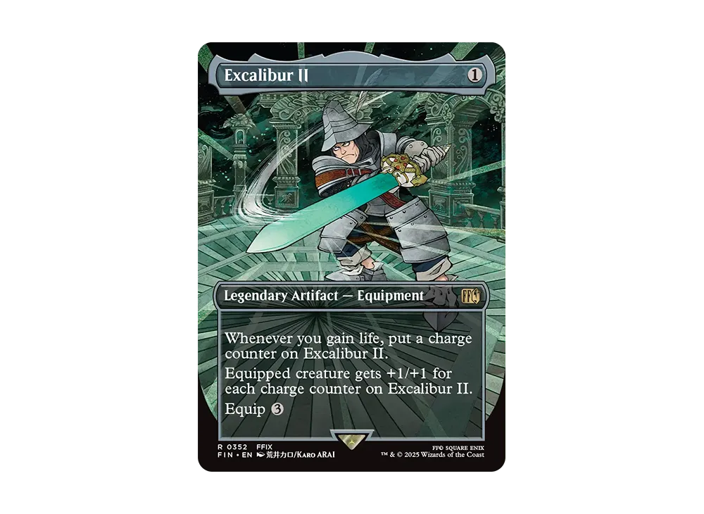 エクスカリバーII R :Foil :ボーダーレス版 [FIN 0352]【英語版】(ファイナルファンタジー)