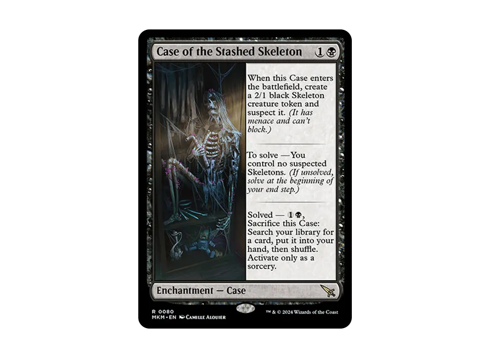 謎の骸骨の事件 R :Foil [MKM 0080]【英語版】(カルロフ邸殺人事件)