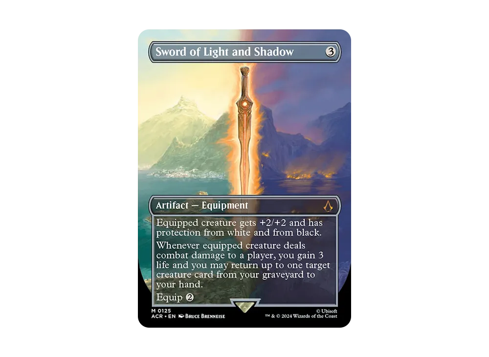 Sword of Light and Shadow M :Foil :ボーダーレス版 [ACR 0125]【英語版】(アサシンクリード)