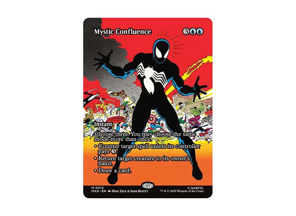神秘の合流点 M :Foil :ボーダーレス版 [MAR 0012]【英語版】(マーベル スパイダーマン)